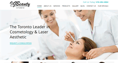Desktop Screenshot of igbeauty.com